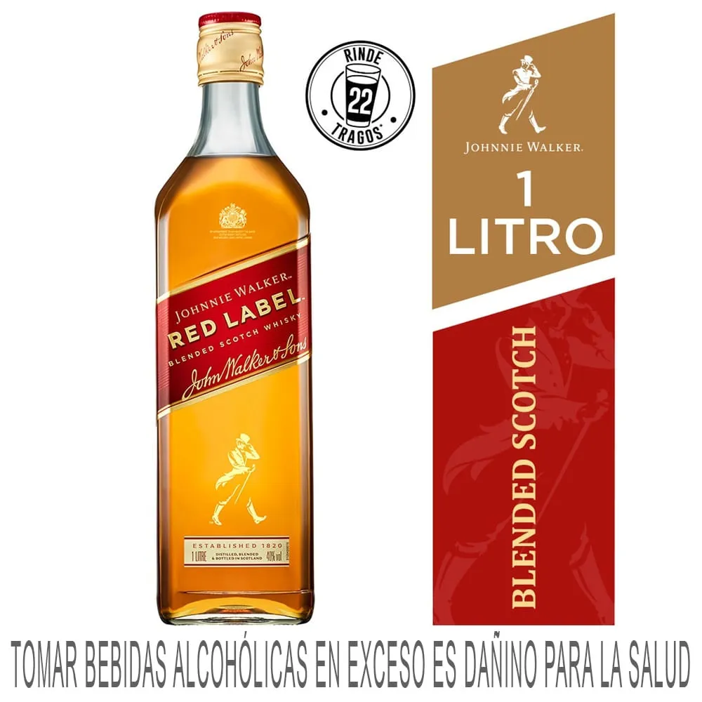 Johnnie Walker Red Label 1 L